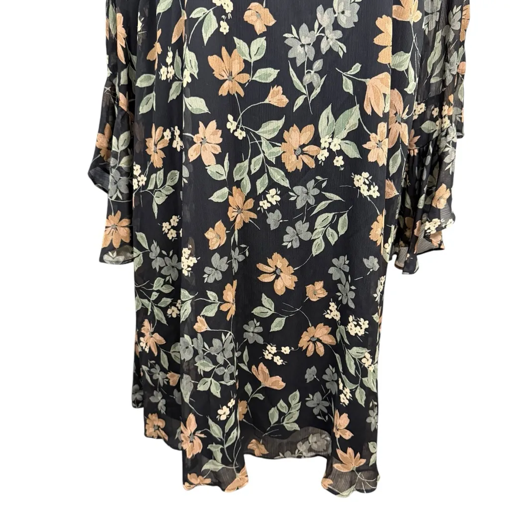 Women's Calvin Klein Floral Print Dress, Size 16 - Image 4