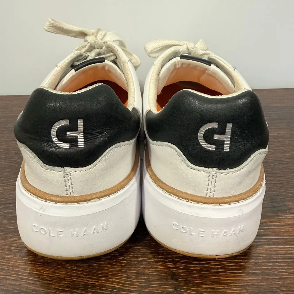 Cole Haan Women’s GrandPro TopSpin white leather athletic sneaker shoe size 9 - Image 2