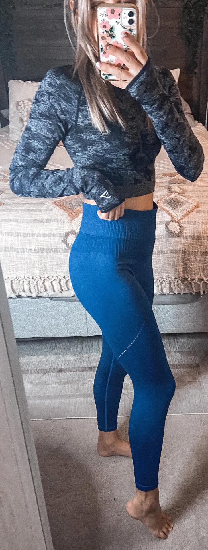 Joy Lab Blue Leggings  - Image 3