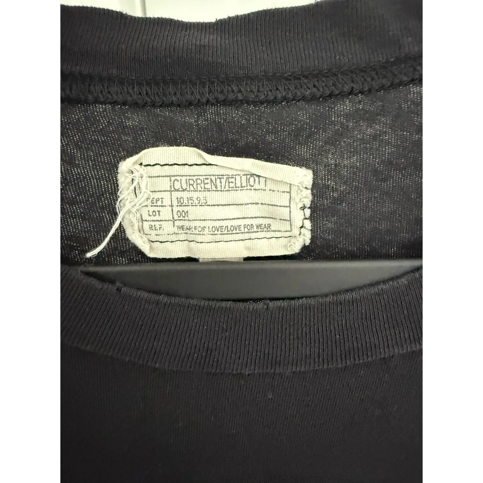 $198 Current Elliott Crystal Road Stud Tour Tee - Image 6