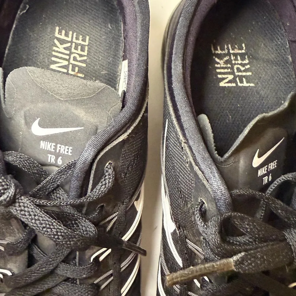 Nike Free TR 6 Sneaker Black/White-Cool Grey Size 8.5 - Image 9