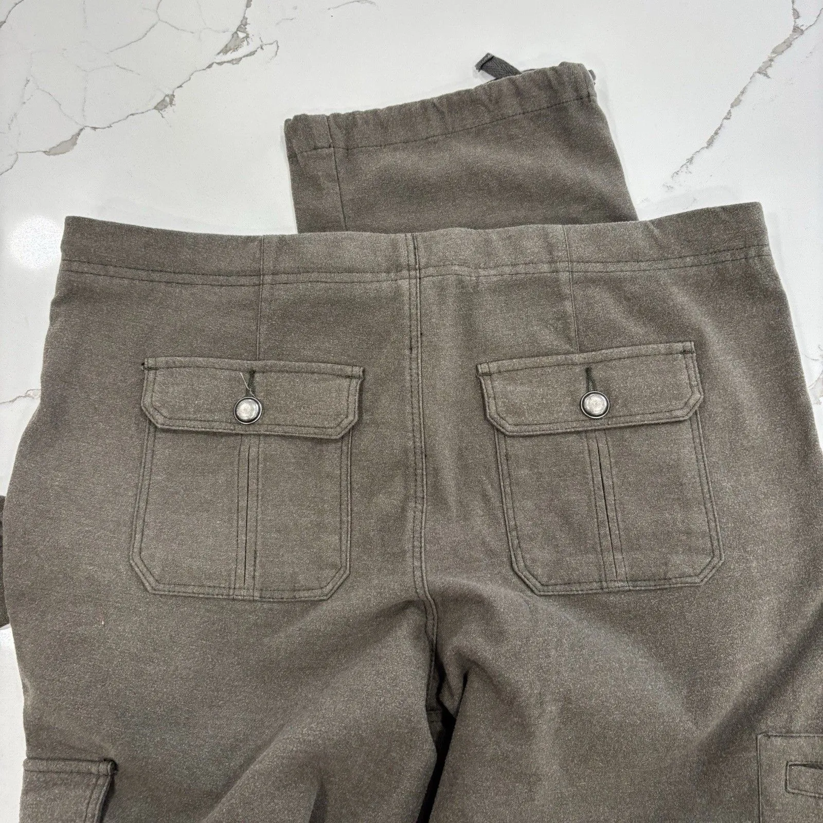 Daughters Of Liberation Pants Womens Size 6 Green Cargo Utility Anthropologie - Image 7