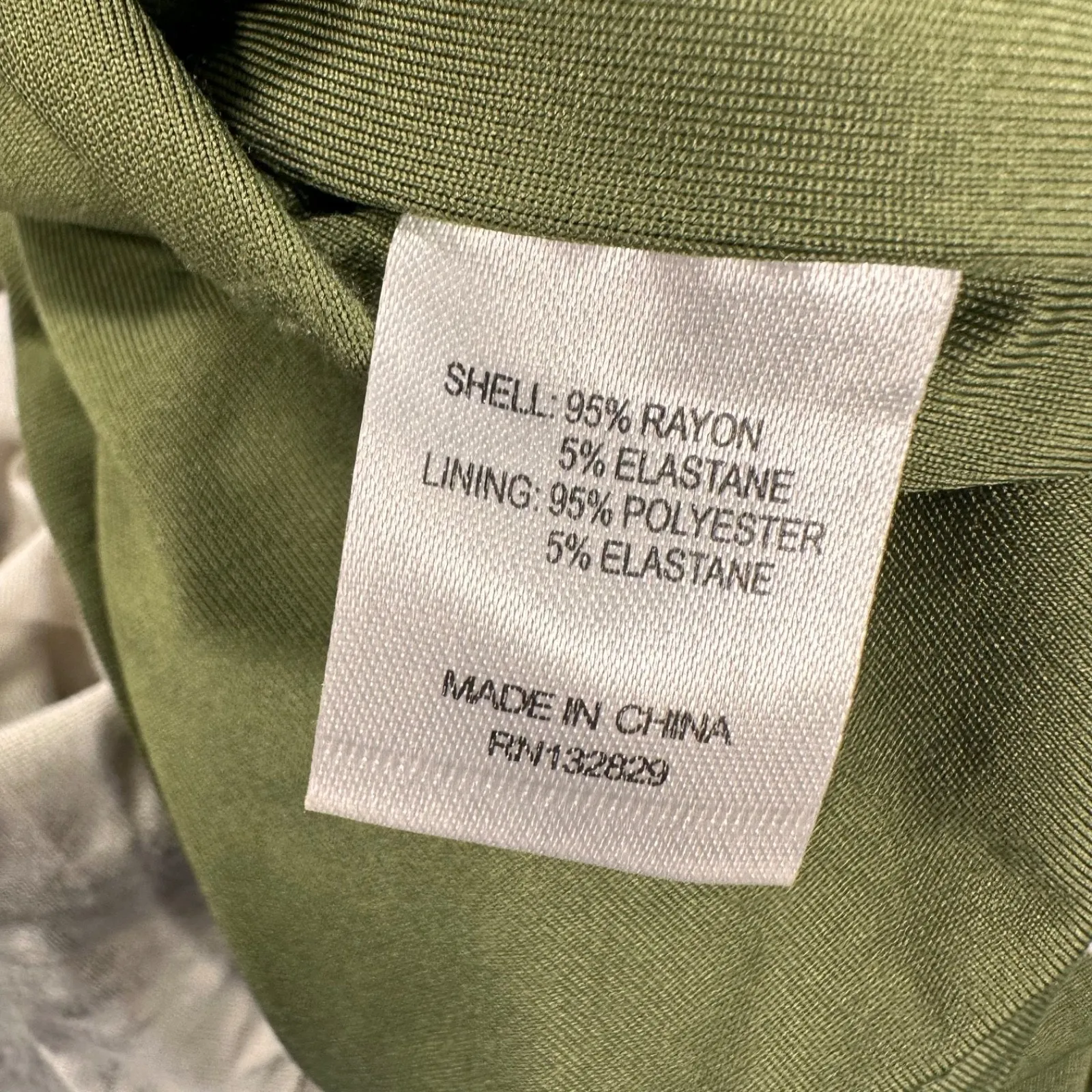 Lovers and Friends Ivanna Midi Dress Womens Medium Green White Tie Dye Mock Neck - Image 6