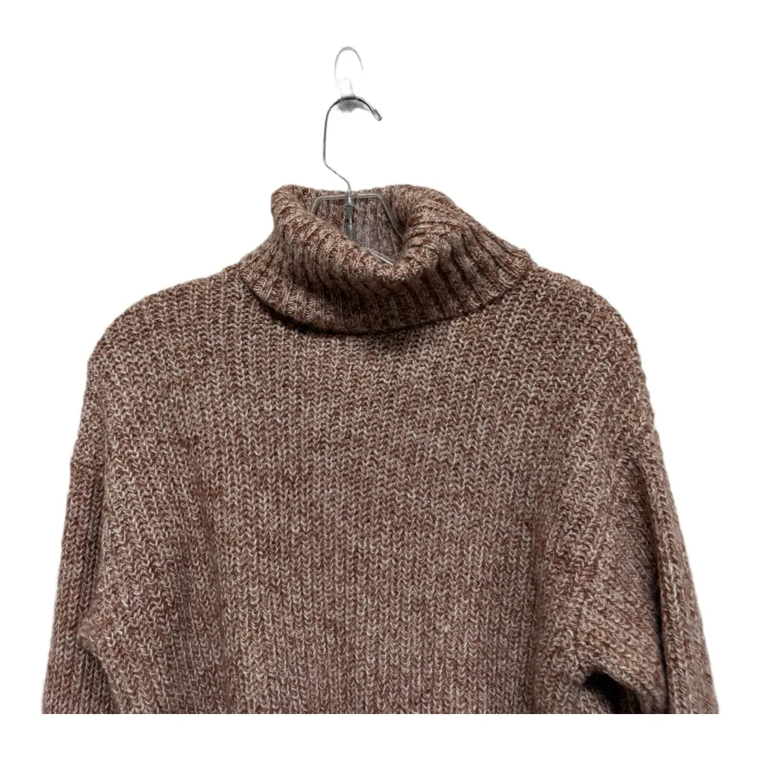 Future Collective Reese Blutstein Women Turtleneck Sweater Brown XS Knit - Image 2