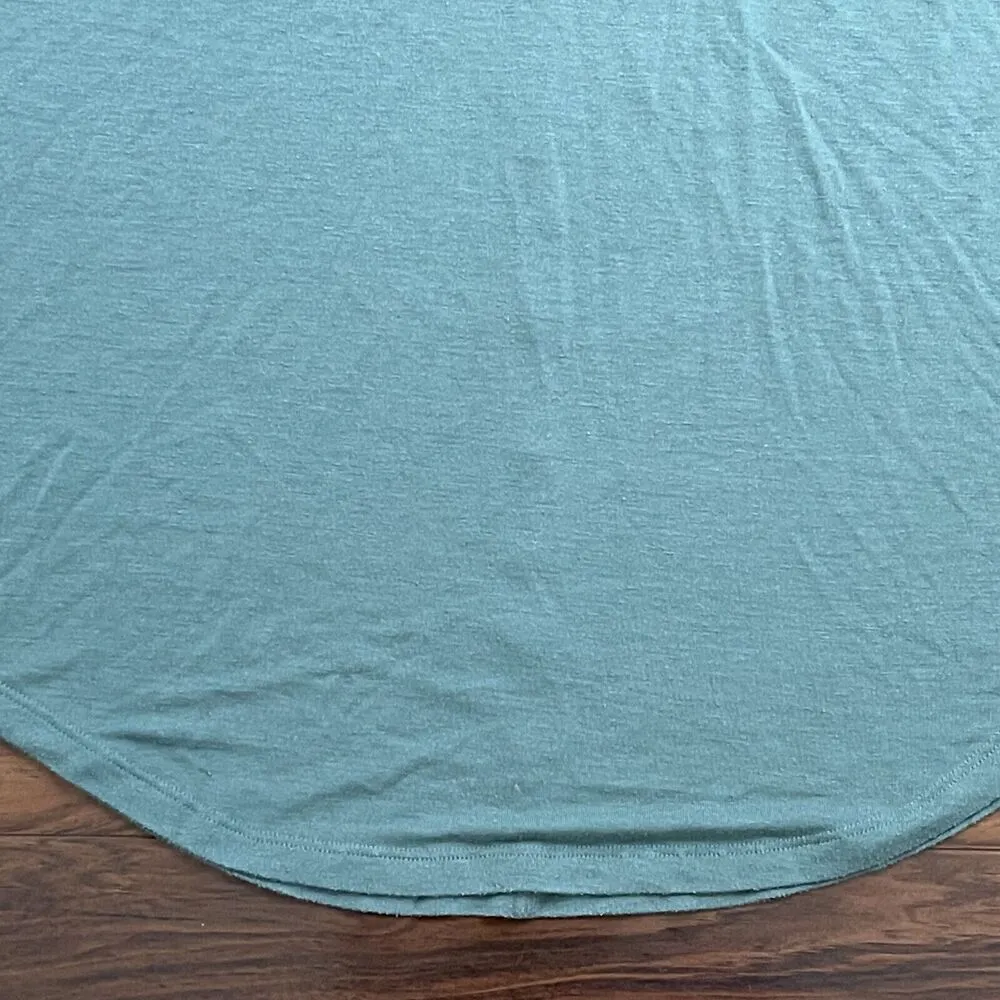 Athleta Womens Size Small Teal Blue-Green Top Sleeveless Stretch Athletic Shirt - Image 6