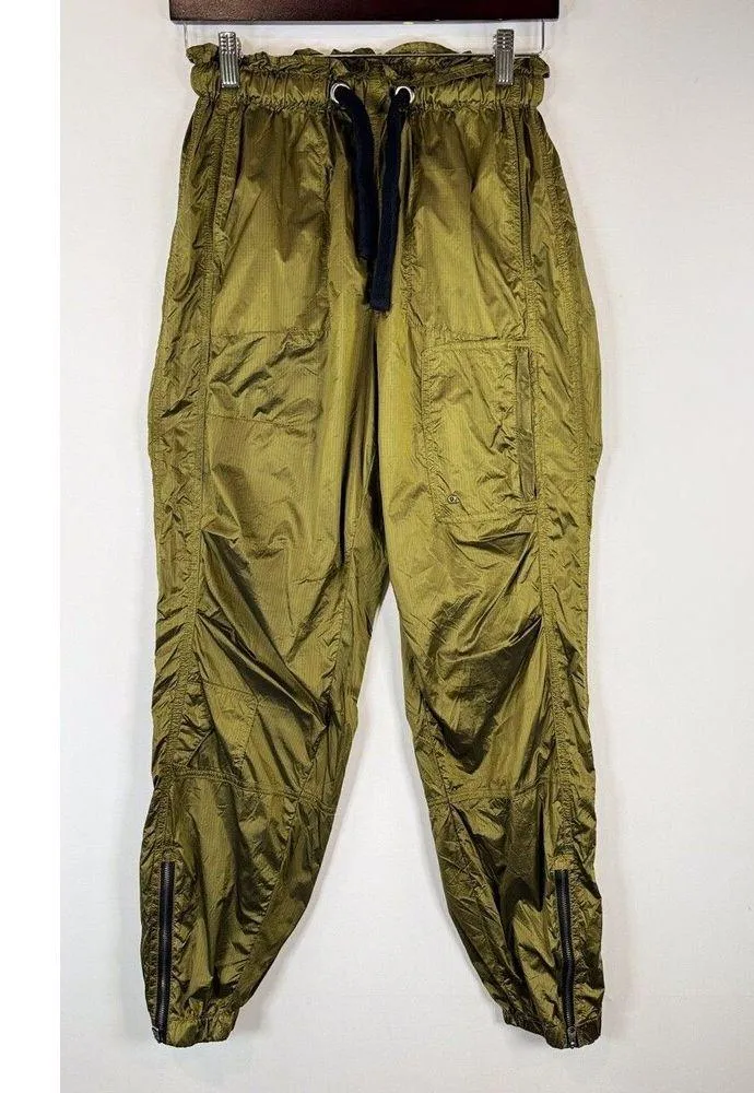 FP Movement Womens Pants Green Spring Trekker Jogger Ankle Zip Outdoor Size XS - Image 5