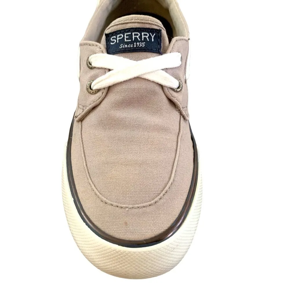 Sperry Top Sider Pier Boat Gray Comfort Canvas Casual Shoes Size US 6 STS83191 - Image 4