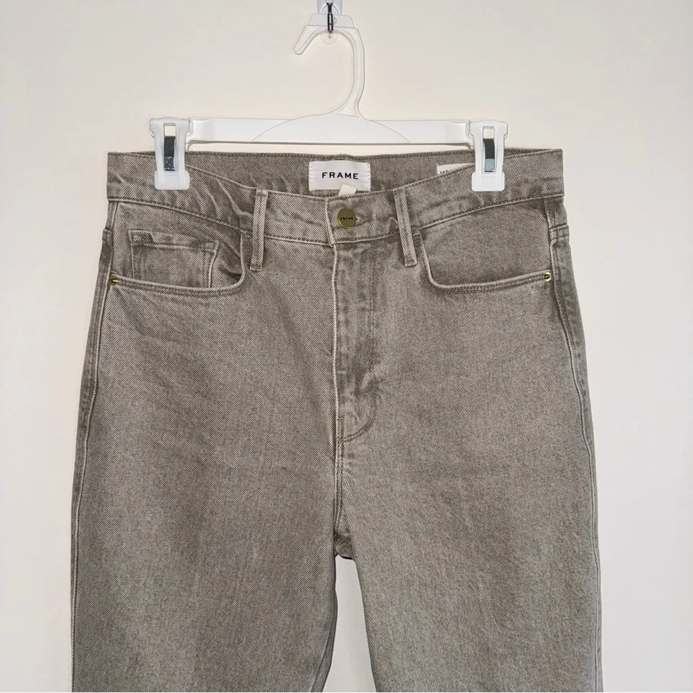 NWOT FRAME Le Sylvie Slender Straight-Leg Jeans in Ivy 27 - Image 3