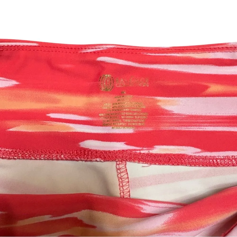 The Balance Collection Bright Pink Burnout High Waist Capri Leggings Medium - Image 7