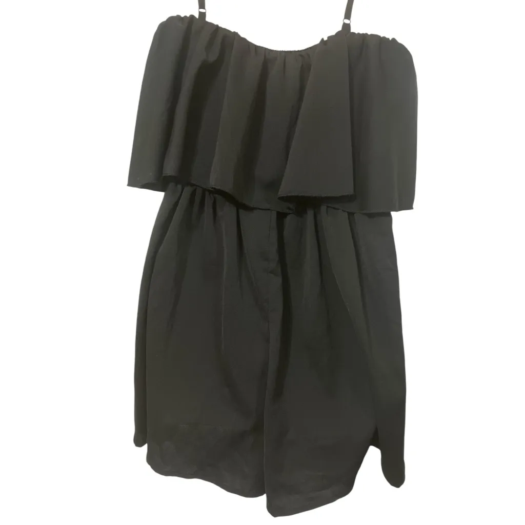 Amazon Black Ruffled One Piece Swimsuit - Image 2