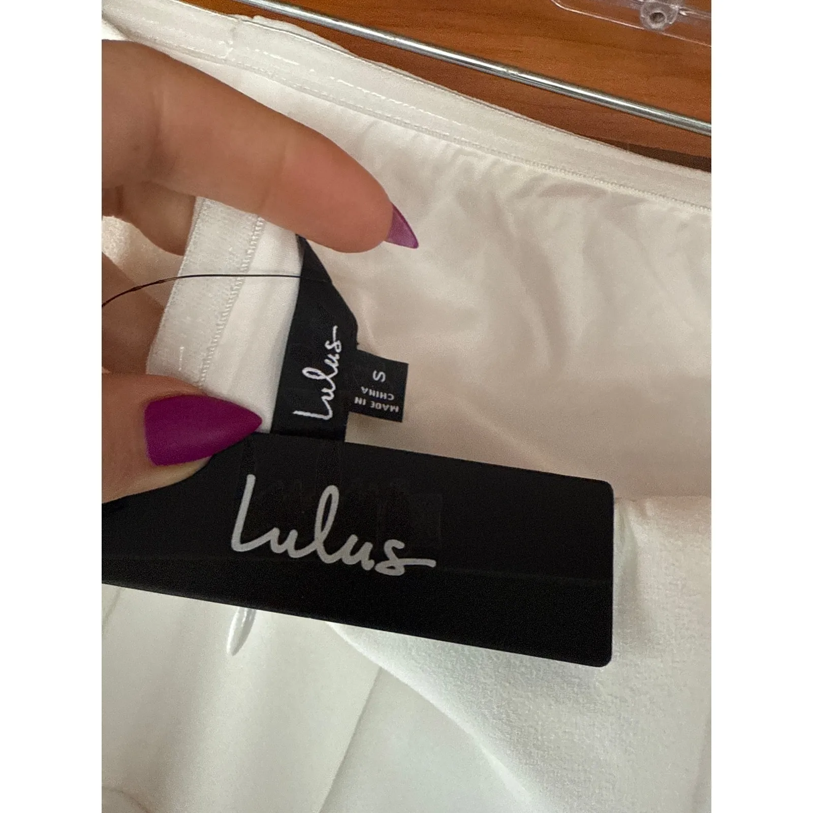 NWT Lulus Compelling Style White Strapless Mini Dress Tube Party Cocktail Size S - Image 5