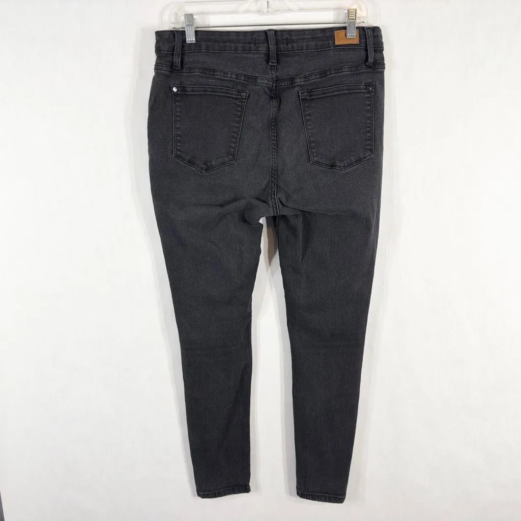 Judy Blue Size 15 32 Jeans Black Skinny High Rise Solid Stretch 28 Inseam 684 - Image 2