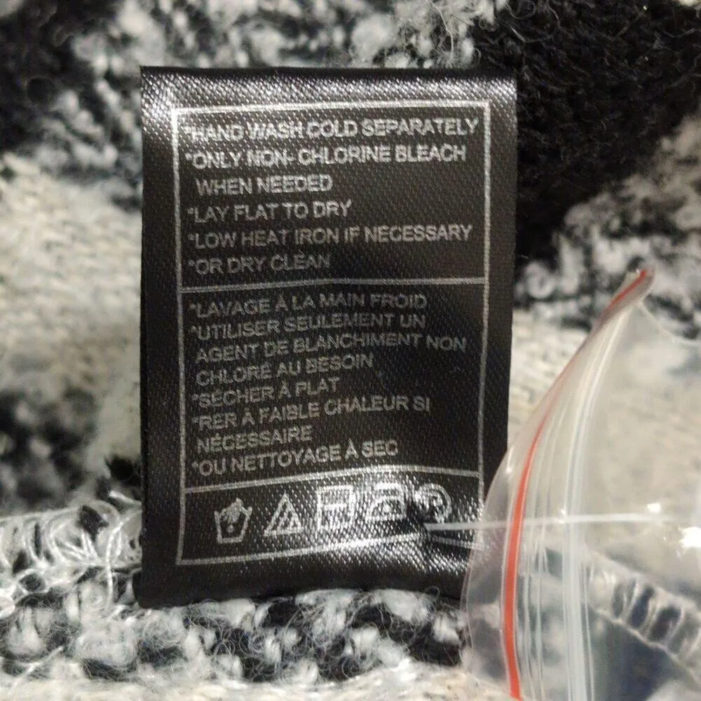 NWT Steve Madden Black Plaid Eldridge Shirt Jacket Oversized Button Collar Sz L - Image 9