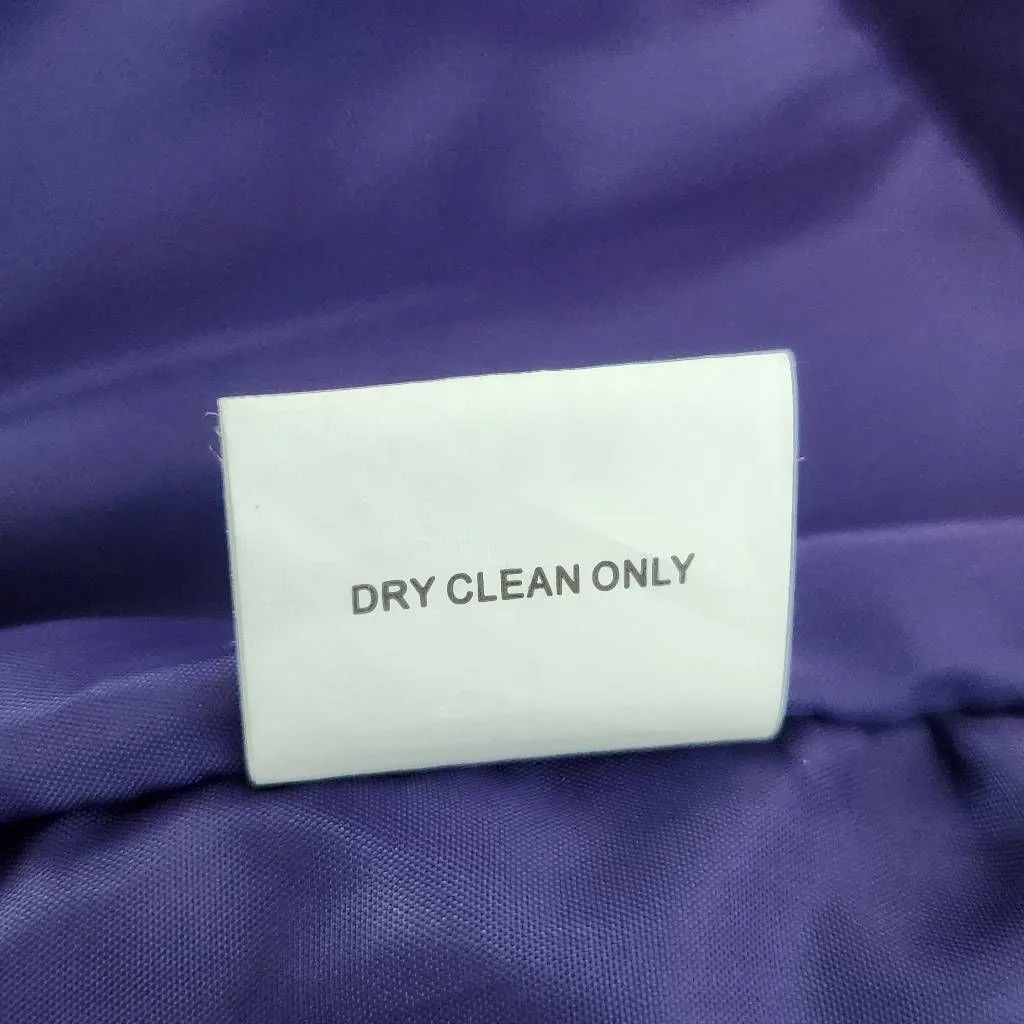 Ambition Purple Blazer with Pleated Detail NWOT Size Large Purple Women's Blazer - Image 10