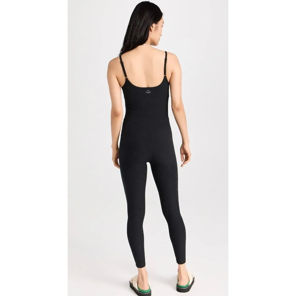 Beyond Yoga Spacedye Uplevel Midi Jumpsuit Color: Darkest Night small - Image 2