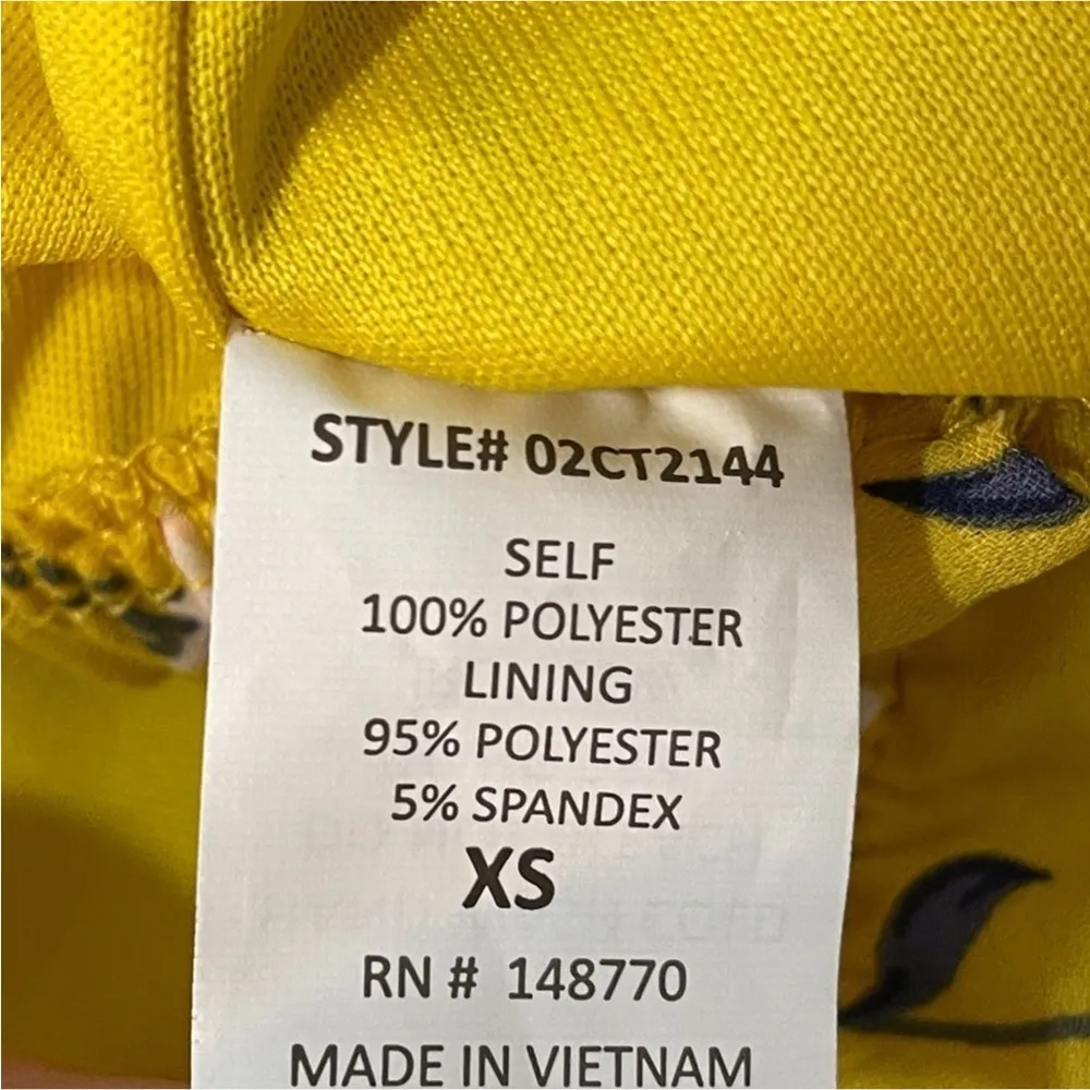 SIENNA SKY Yellow Floral Tie Tank Top - Image 5