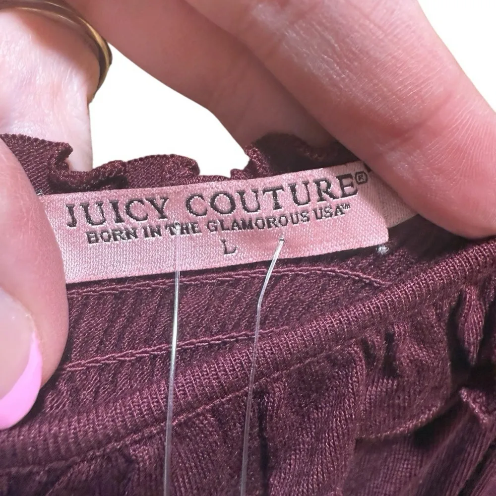 Juicy Couture Large Tank Women's Size 90's Y2K Ruffle Fairycore Whimsycore NWT - Image 7