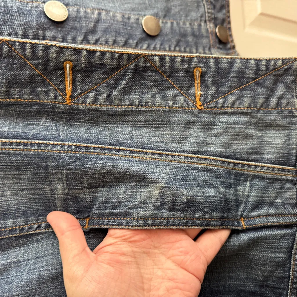 Venezia blue denim button up jacket size 18/20 - Image 4