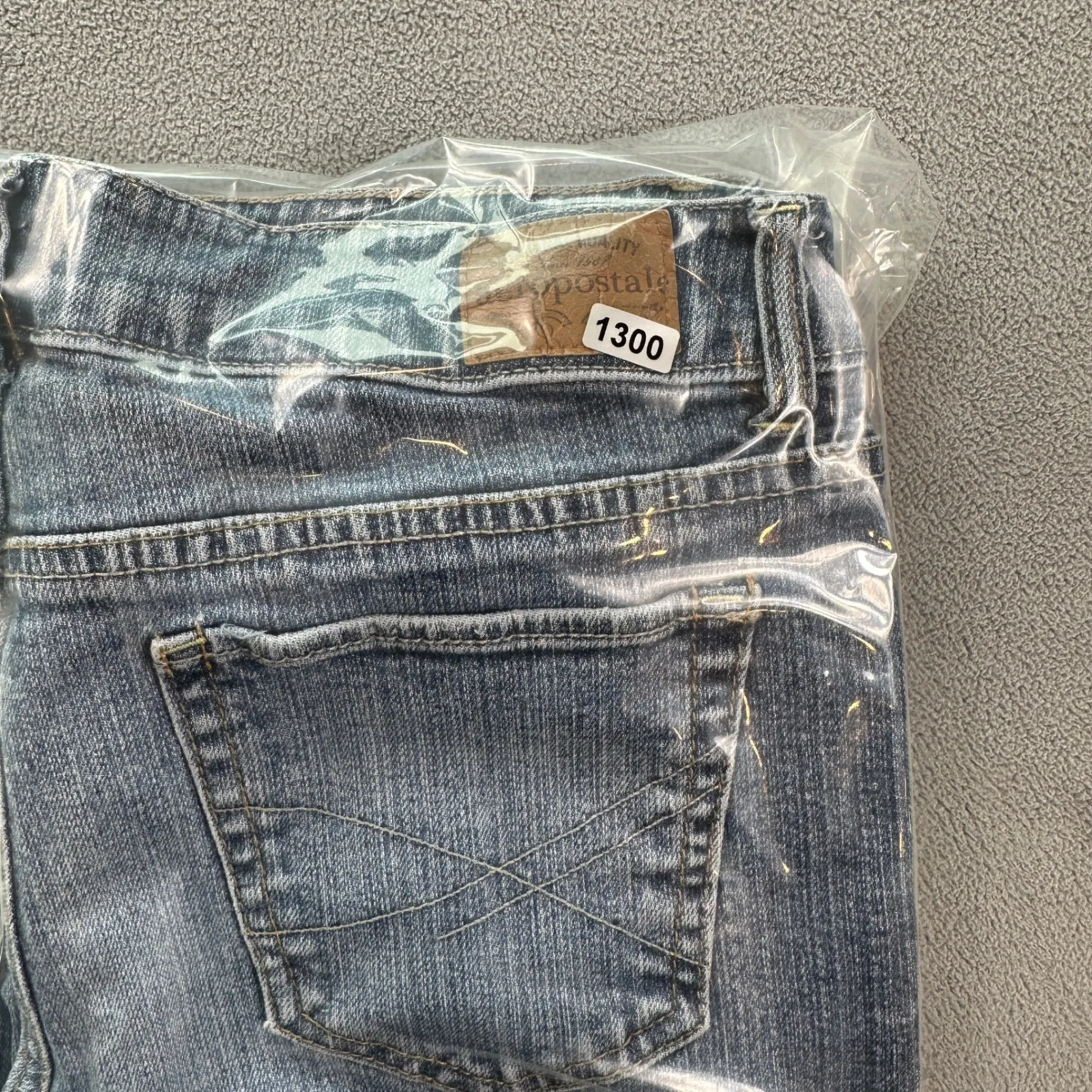 Aeropostale Bayla Jeans Womens 9/10 Short Skinny Medium Wash Mid Rise Vintage - Image 9