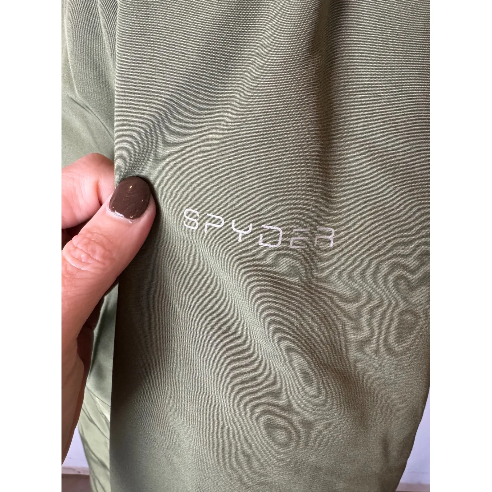 Spyder Coat Women Medium Sage Green Hooded Insulated Explorer Parka Outdoor - Image 7