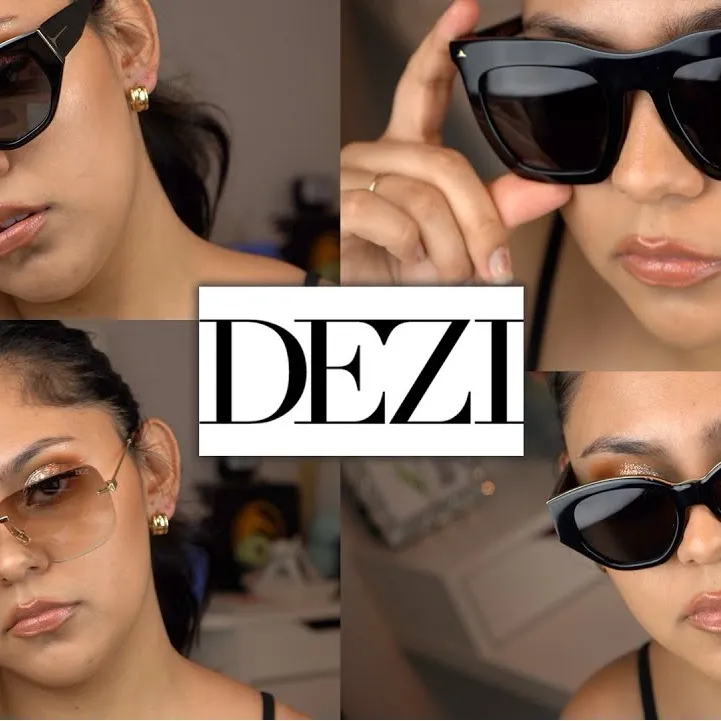 DEZI Fall Back Sunglasses Square Black Frame 53 - Image 12