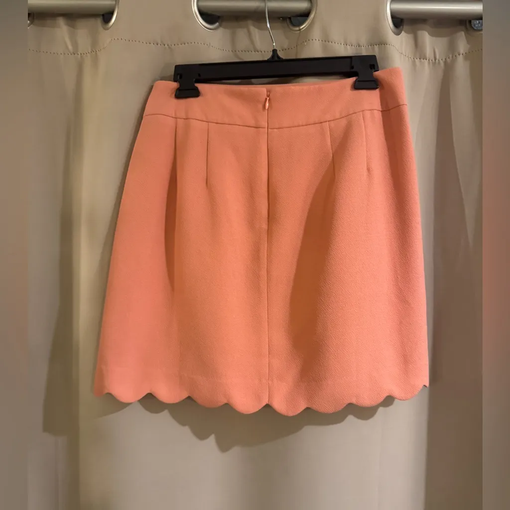 LOFT Coral Scalloped Mini Skirt - Image 2