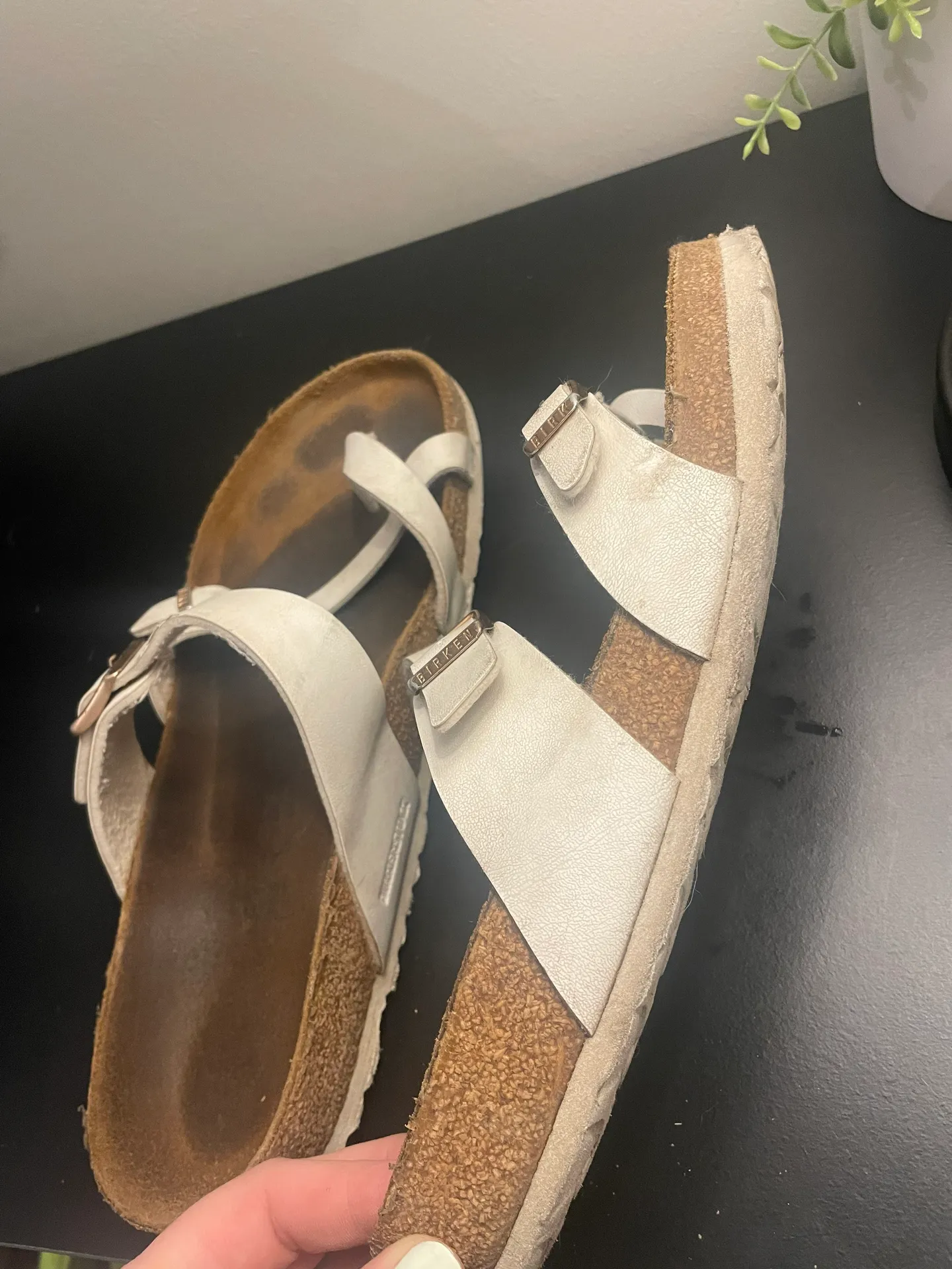 Birkenstock White Sandals - Image 6