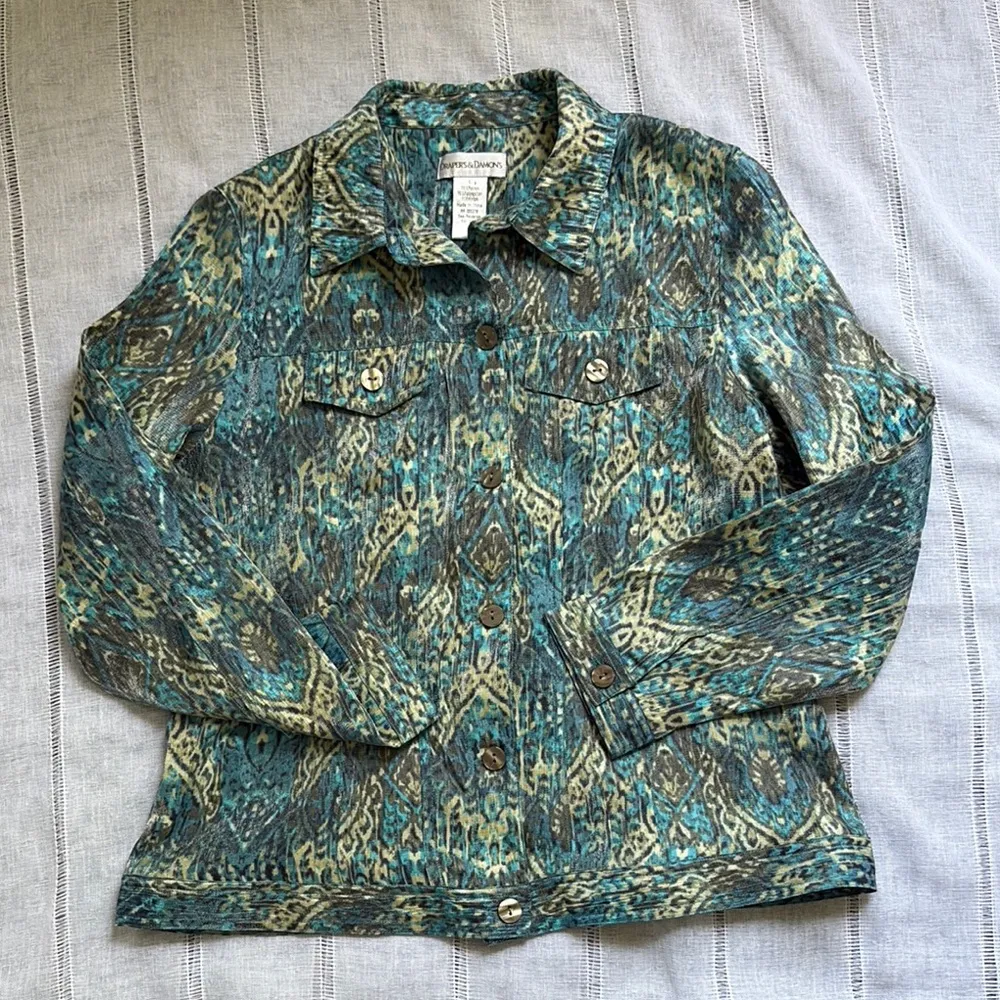 Draper’s and Damon’s Lightweight and Relaxed Fit Jacket. Blue Size L - Image 9
