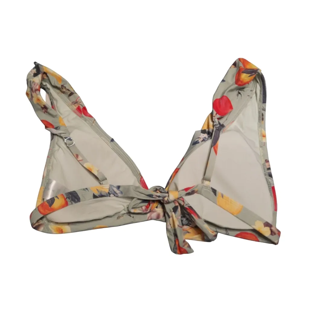 Kona Sol Floral Bikini Top Size XL - Image 2