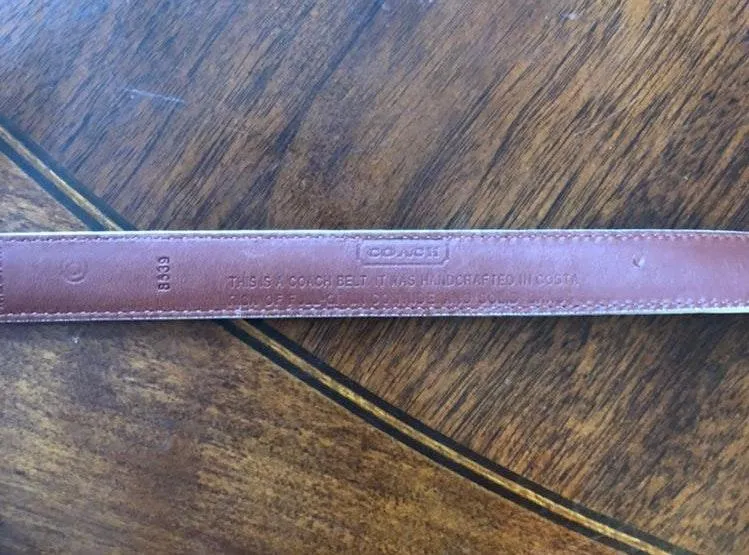 Coach Leather  Belt - Image 2
