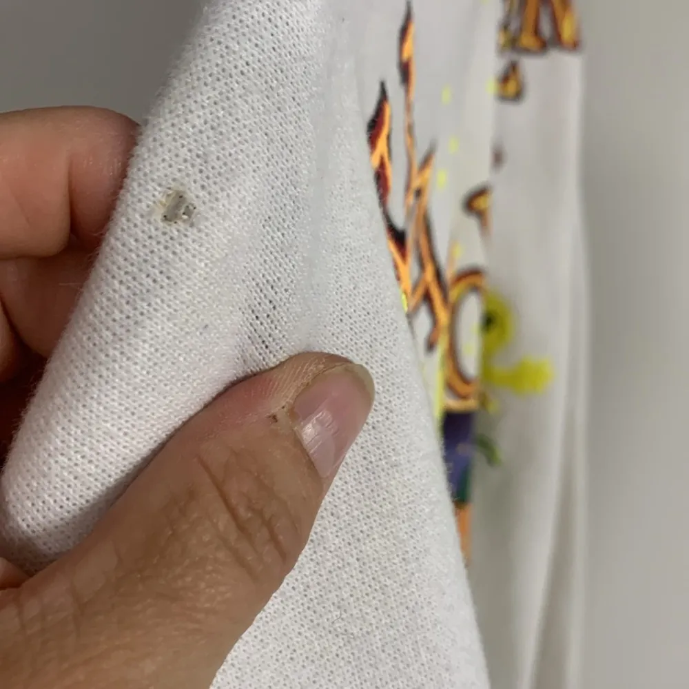 Vintage Halloween Wetpaint Graphic Sweatshirt Orange Size L - Image 5