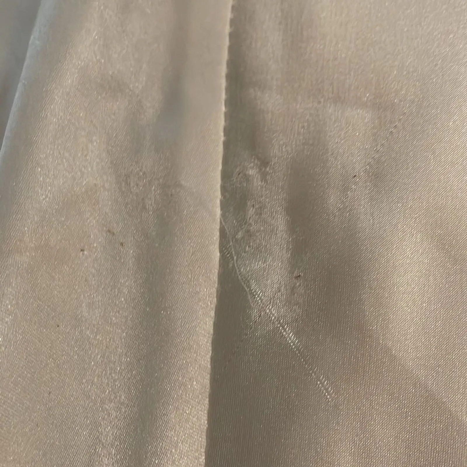 Victoria's Secret VTG White Satin Pearl Beads Bridal Nightgown Slip Dress Medium - Image 12