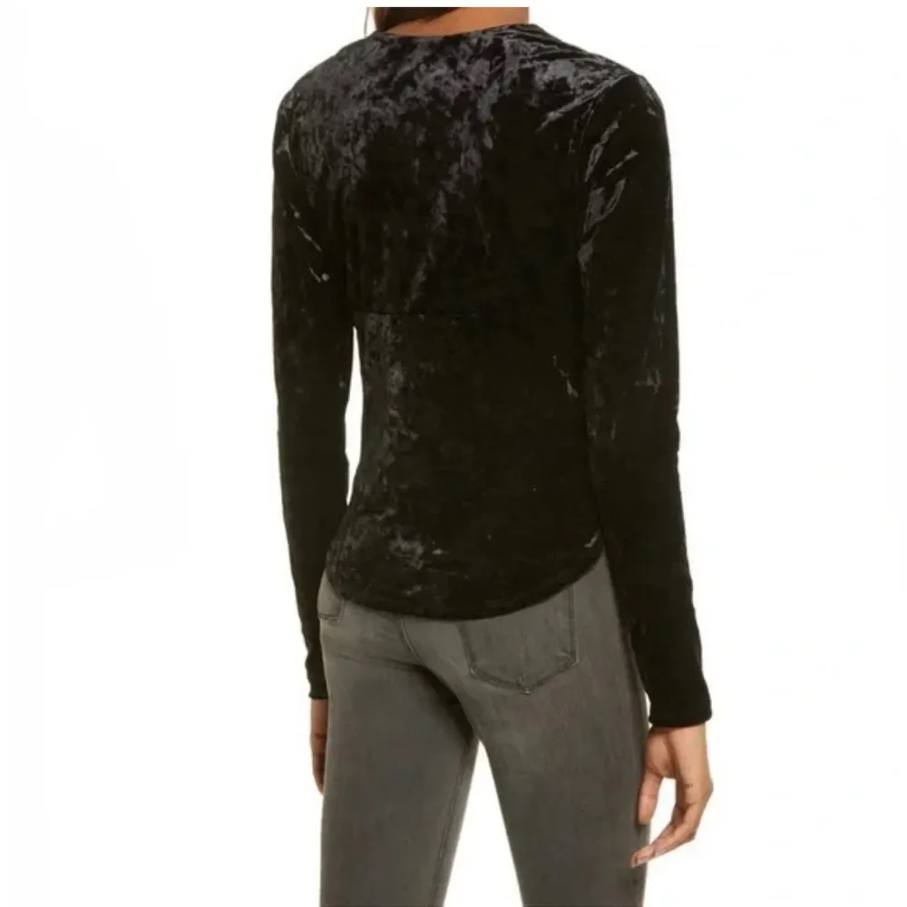 FREE PEOPLE PERFECT DATE COWLNECK TOP SIZE XS - Image 6