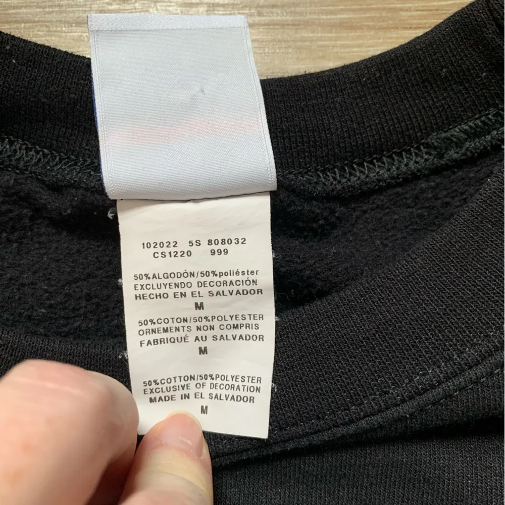 Champion Black Michigan State Crewneck Sweatshirt M - Image 4