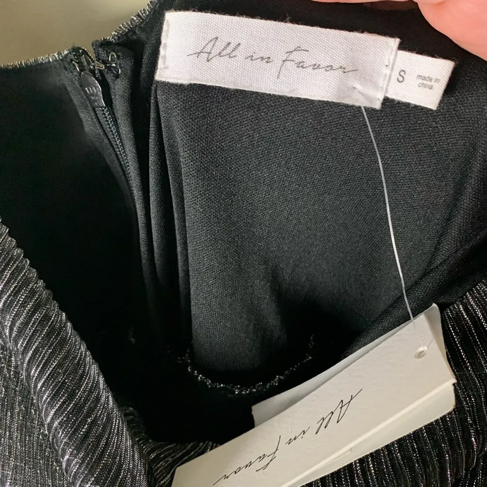 All in Favor NWT  Silver Jumpsuit Size Small - Image 6