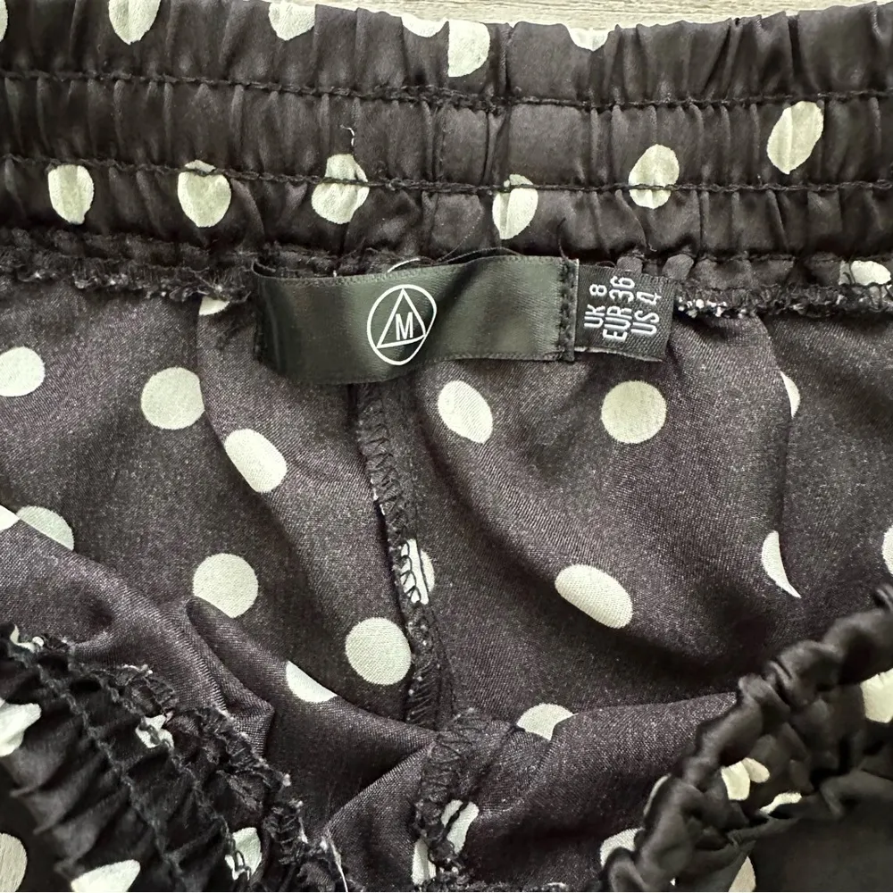 Missguided Black and White Polka Dot Shorts - Image 2