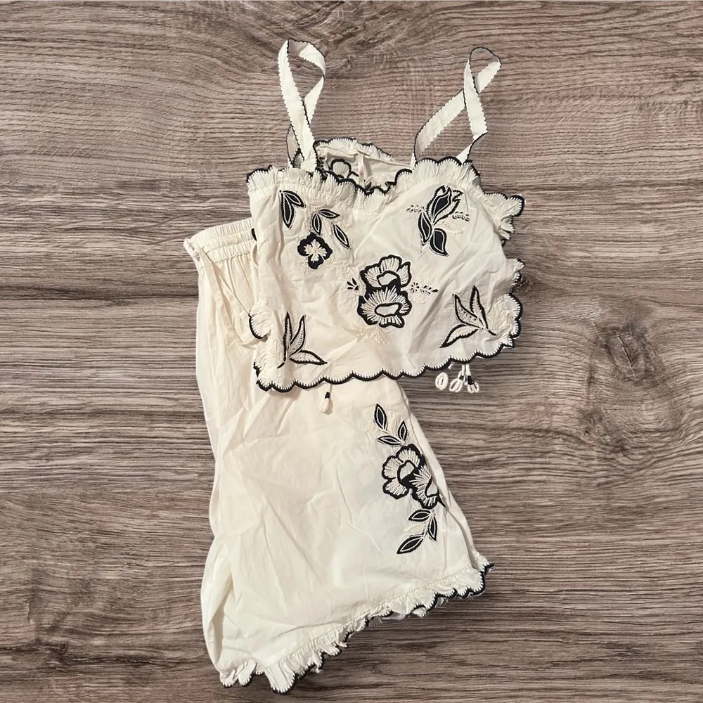 #17 NWT Free People Marin Short Set in Ivory - Image 8