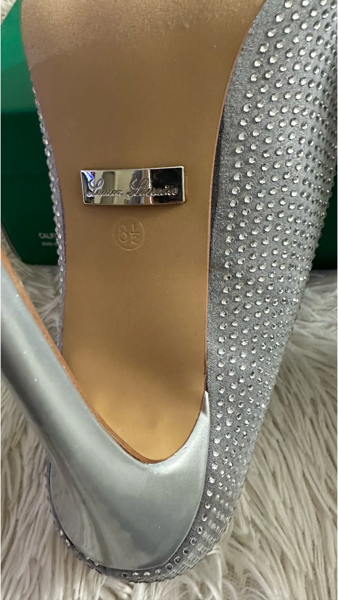 Lauren Lorraine ‘Dori’ Rhinestone Pointed Toe High Heel Stiletto Pumps Size 8.5 - Image 7