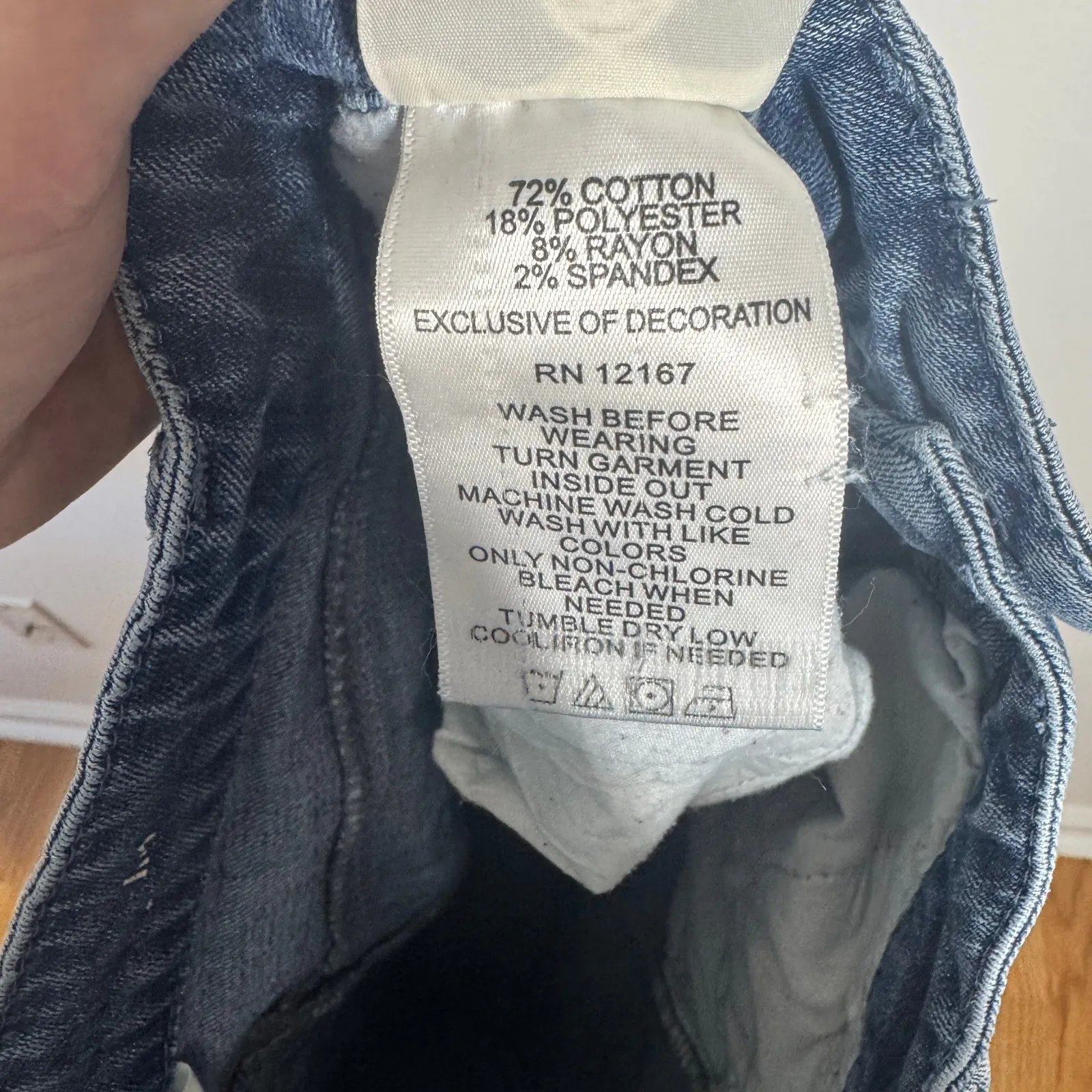 Laurie Felt Jean Women 8 Blue Boyfriend Style Cotton Minimal Modest Casual - Image 11