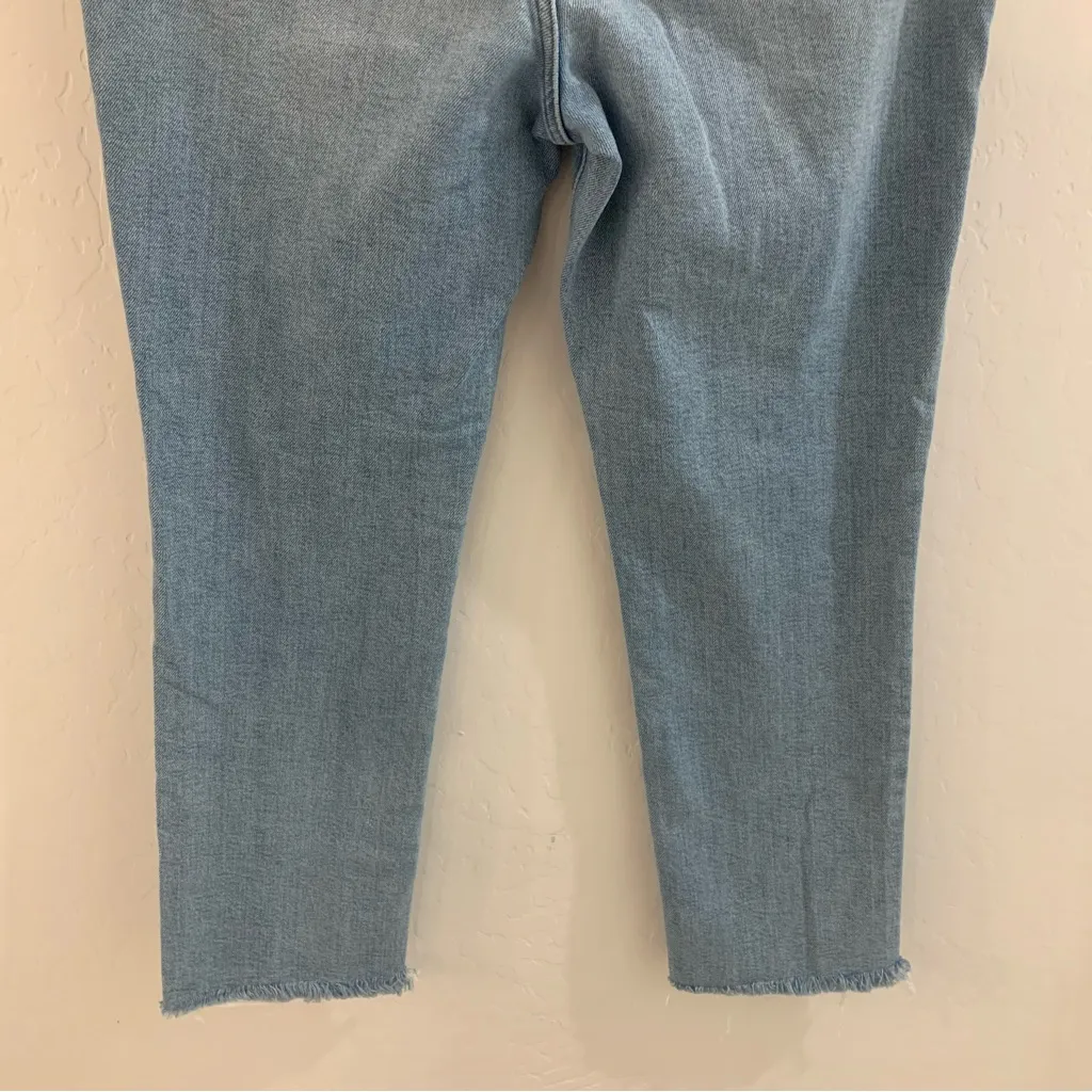 Madewell The Perfect Vintage Jean High Rise Distressed Raw Hem Jeans Size 29 - Image 9