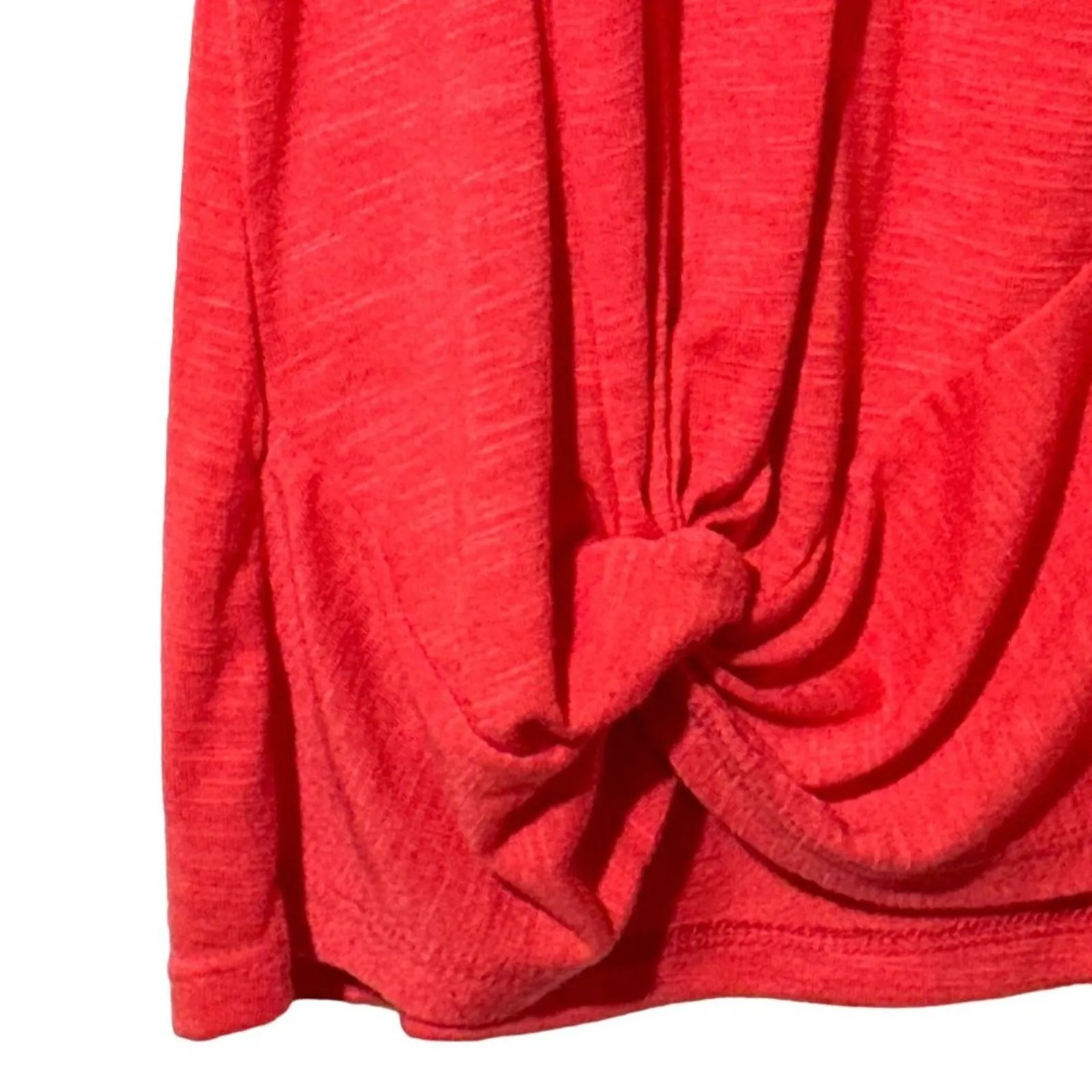 Gaiam Yoga Tank Toop Womens Large Twist Front Coral - Image 2