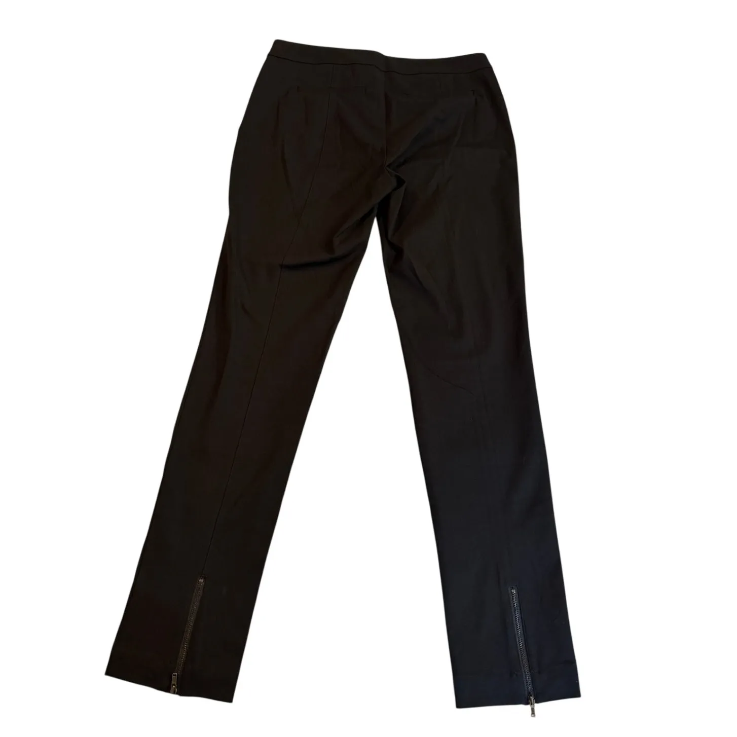 Eileen Fisher Small Slim Trouser New with Tags Black Organic Cotton - Image 6