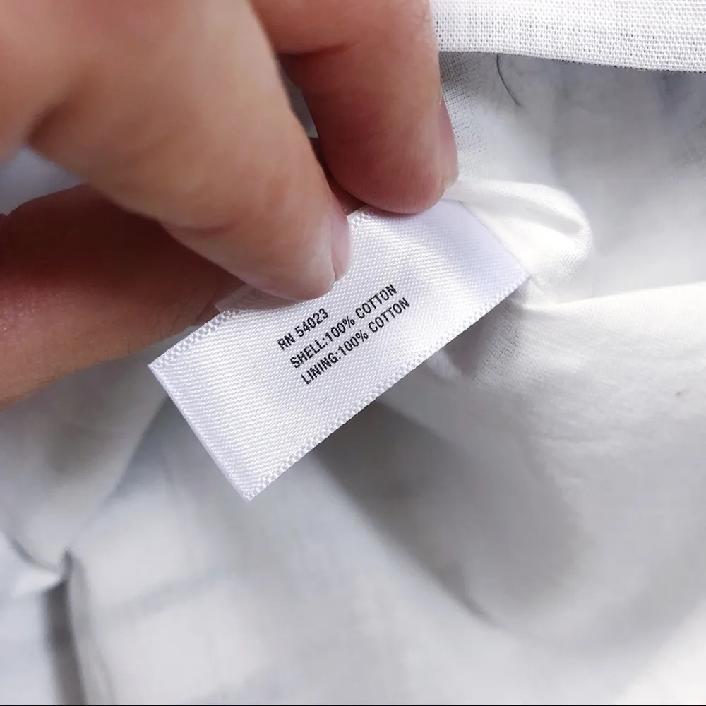 GAP • NWT pleated flounce skirt striped cotton white blue nautical coastal prep - Image 8