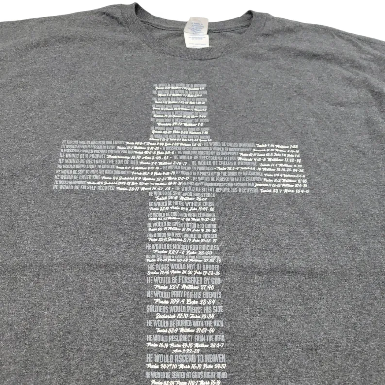 Shirt Size 3XL Jesus Tee Holy Cross Bible Verses Graphic Print T-Shirt Unisex T-Shirt - Image 3