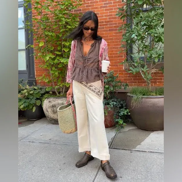 Free People We the Free Palmer Cuff Jean Eggshell - Image 10