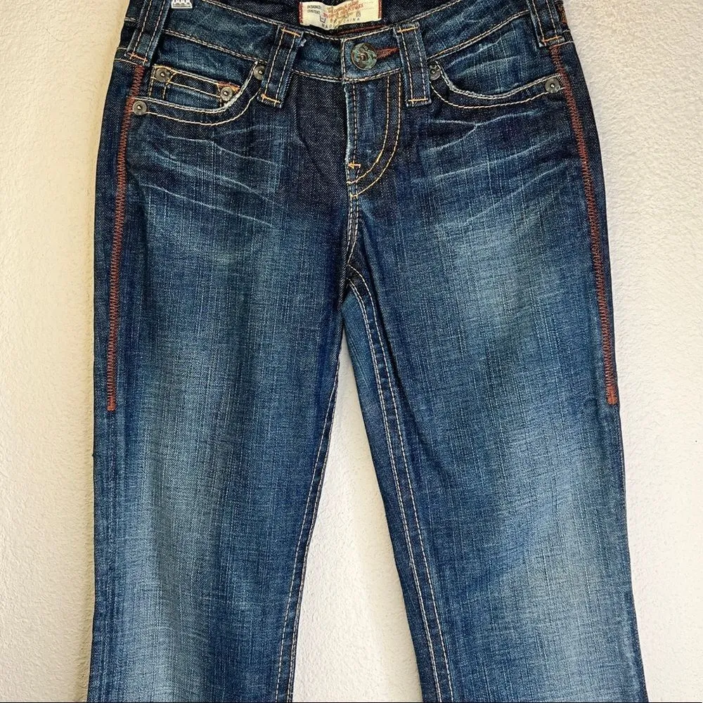 1921 Western Glove World Surplus Flare Jeans‎ Blue Size 25 - Image 3