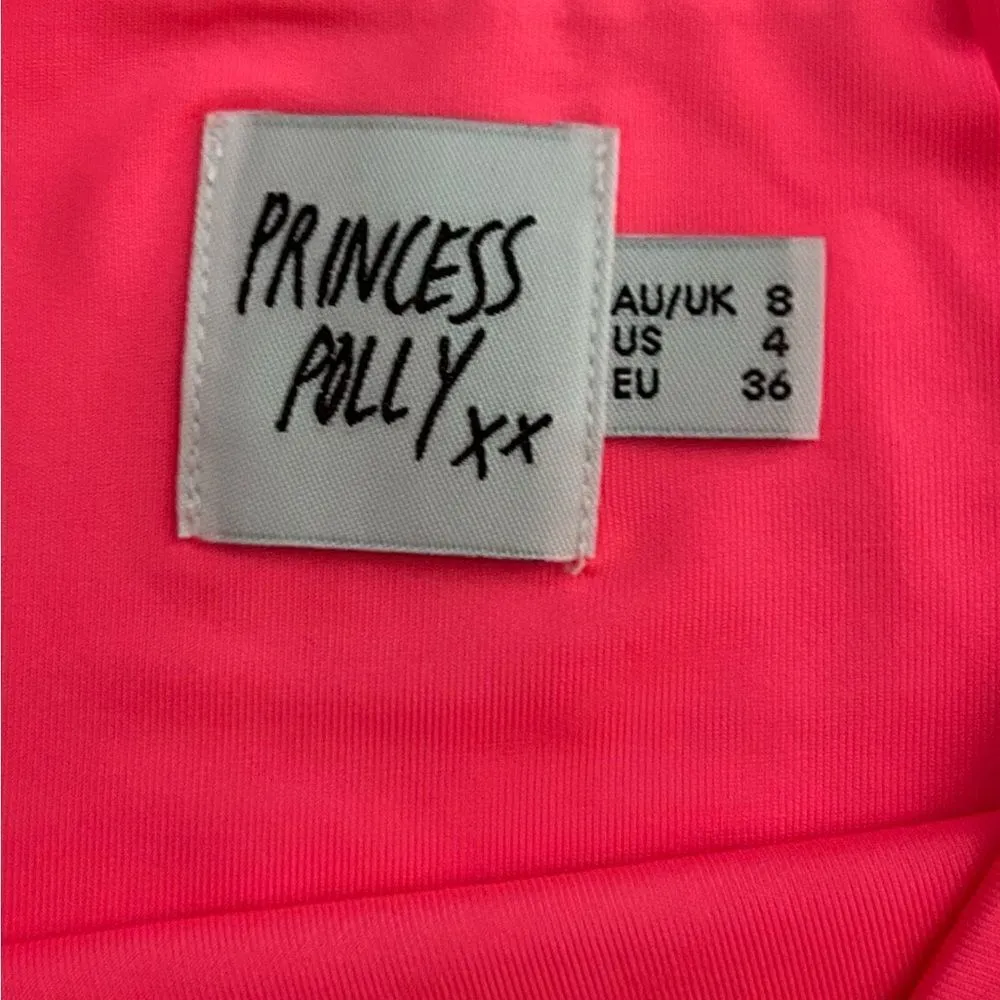 Princess Polly Aarush Neon Pink Bodysuit Size 4 - Image 12