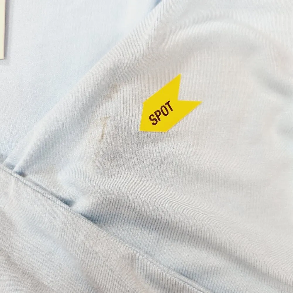 Superdown Matilda Wrap Crop Top in Baby Blue Large - Image 4