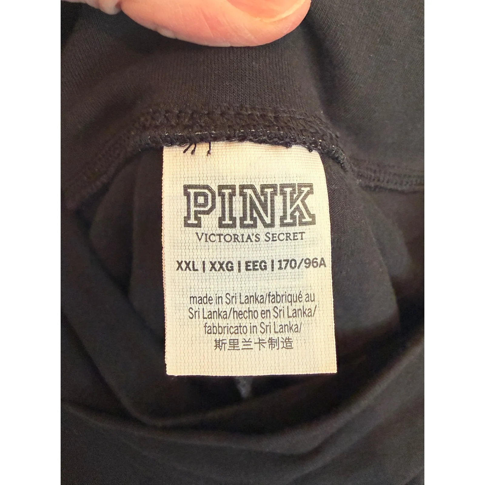 Victoria's Secret PINK Black Athleisure Skirt Tennis Golf Workout Skort XXL - Image 7