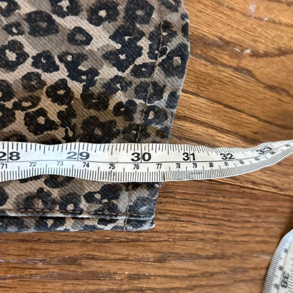 J.McLaughlin leopard straight leg jeans 10 - Image 6